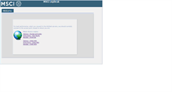 Desktop Screenshot of mydesk.msci.com